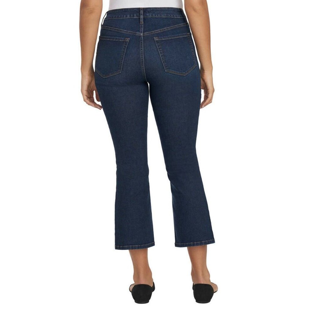 Chaps Ladies' Mid Rise Crop Kick Jeans - Picture 2 of 4